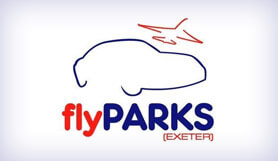 Exeter FlyParks Park and Fly logo